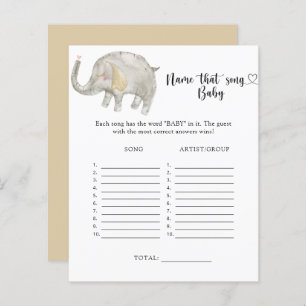 Little Elephant Name that Baby Song