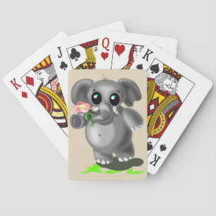 Little Elephant Playing Cards