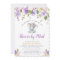little elephant purple floral shower by mail
