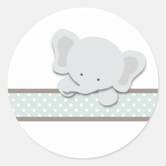 Little Elephant {Teal} | Stickers
