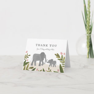 Little Elephant Thank You Note Card