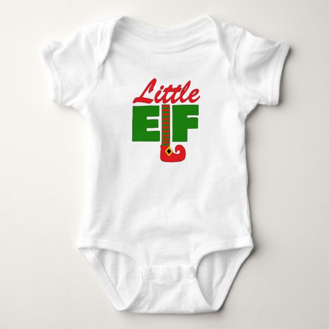 Little Elf Baby Bodysuit (Front)