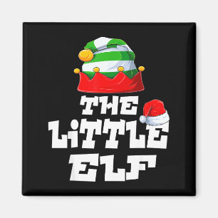 Little Elf Family Matching Christmas Group Pajama  Magnet