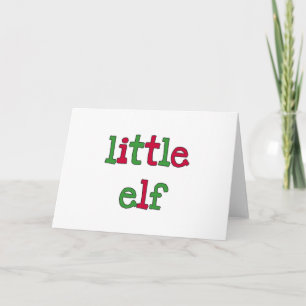 Little Elf Holiday T-shirts and Gifts Card