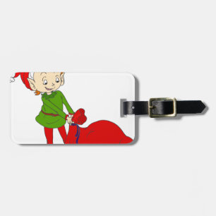 Little elf luggage tag