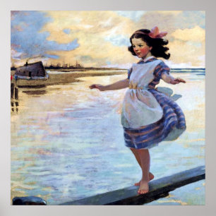 “Little Eml’y” By Jessie Willcox Smith Poster