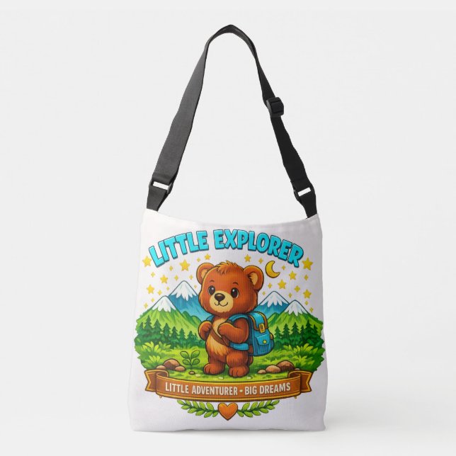 Little Explorer – Coffee First Adventure Bag (Front)
