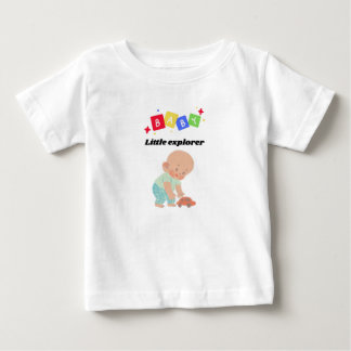 🌍 Little Explorer – Cute Baby T-Shirt