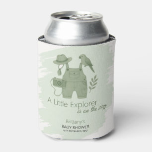 Little Explorer Is On The Way Baby Shower Can Cooler
