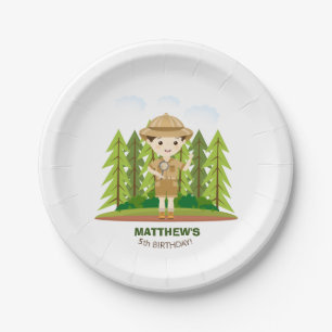Little Explorer Paper Plate
