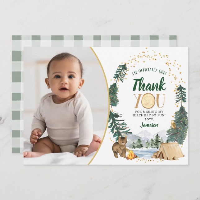 Little Explorer Thank You Card (Front/Back)