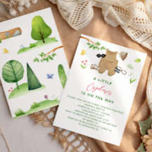 Little Explorer Woodland Forest Hiking Baby Shower