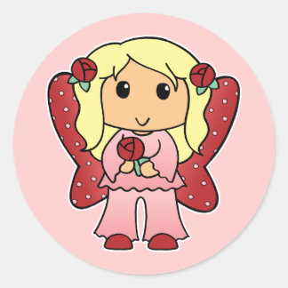Little Fairy Classic Round Sticker