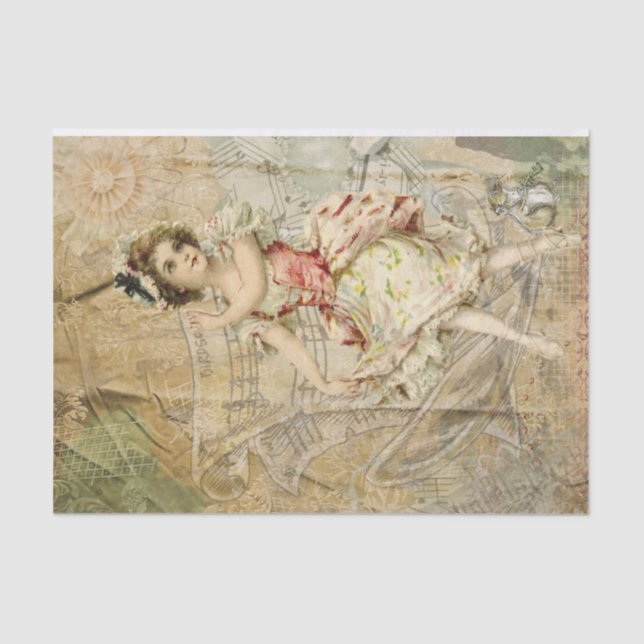 Little Fairy Dancer Tissue Paper (Front)