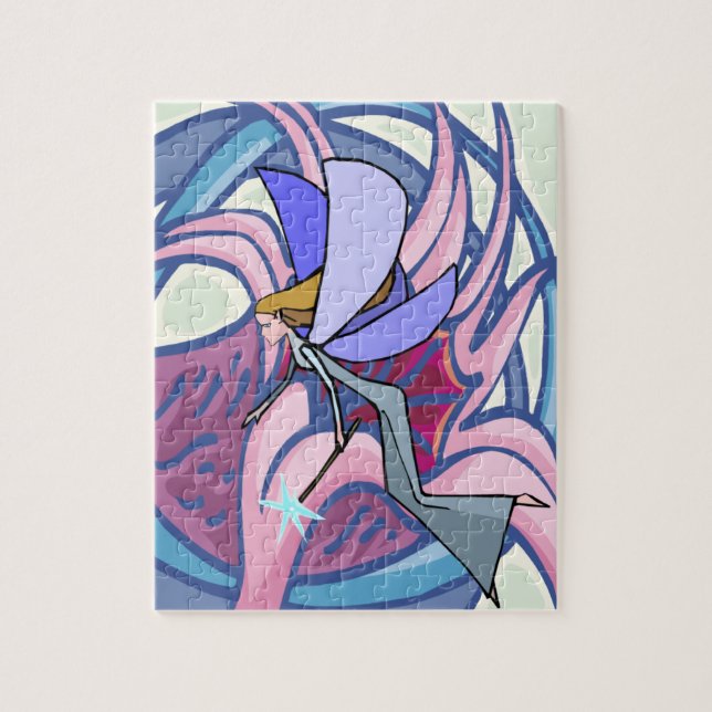 Little Fairy Floral Jigsaw Puzzle (Vertical)