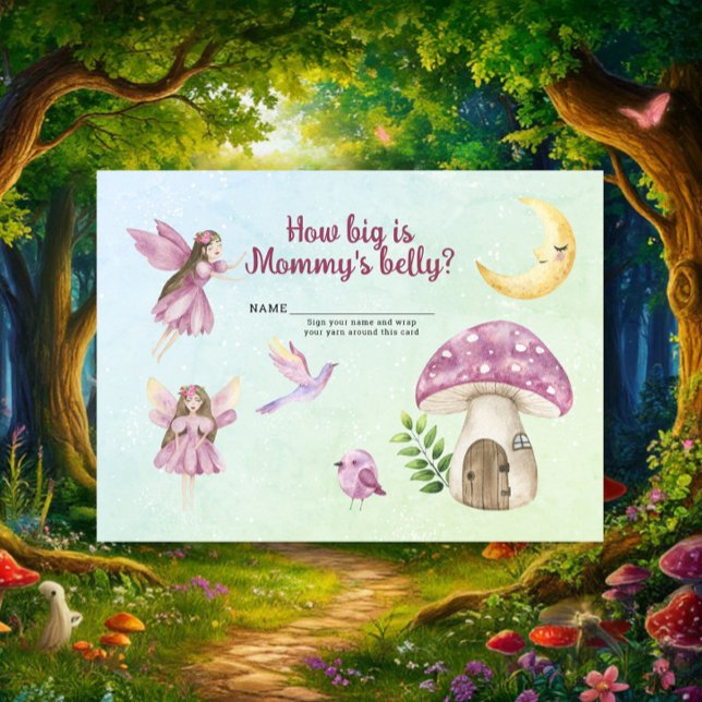 Little fairy How big is mummy's belly? Enclosure Card (Creator Uploaded)