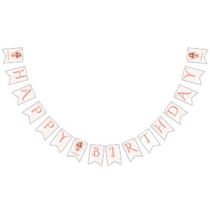 Little Fairy Pink Butterfly Any Age Bunting