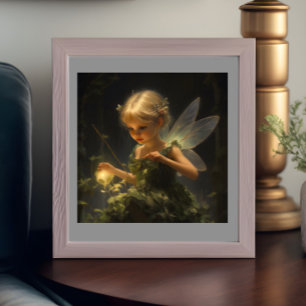 Little Fairy with Firefly Poster