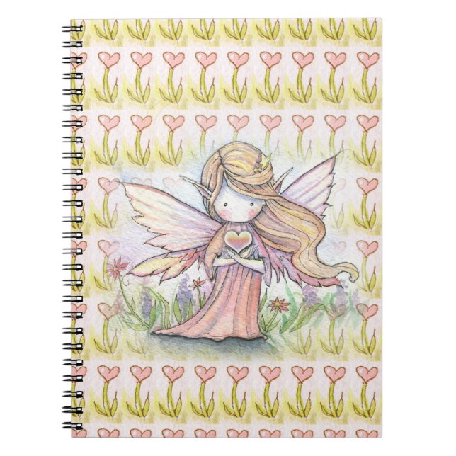 Little Fairy with Heart Notebook (Front)