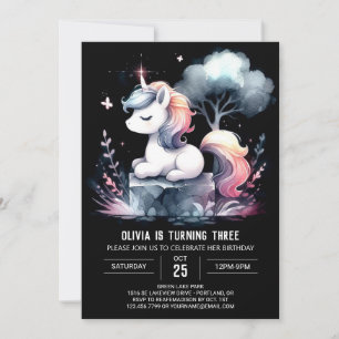 Little Fantasy Horse Birthday Invitation