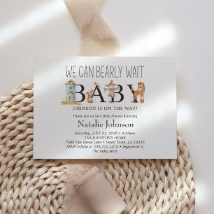 Little Farm Nursery Animals Baby Shower Invitation