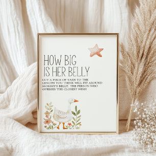 Little Farm Nursery Baby Shower Game Sign