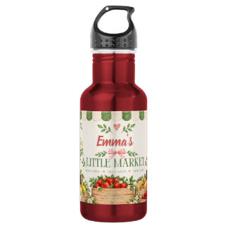Little Farmers Market Birthday Water Bottle