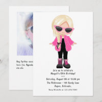 Little Fashion Girl Party Photo