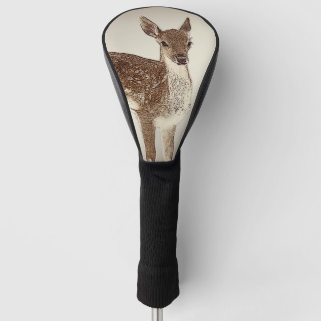 Little Fawn Golf Head Cover (Front)