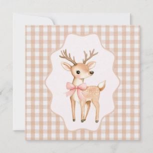 Little Fawn of Joy Holiday Card
