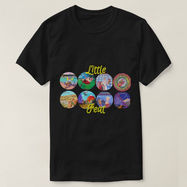 little feat  t shirt  little feat album covers    (Design Front)
