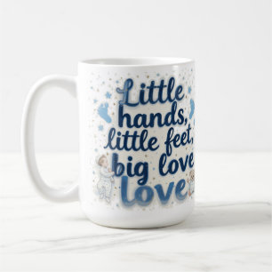 Little feet baby shower coffee mug