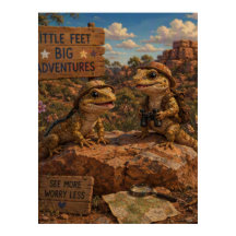 Little Feet Big Adventures Cute Lizard Explorers