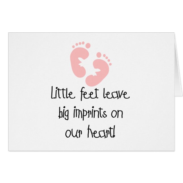 Little Feet Big Imprints Pink (Front Horizontal)