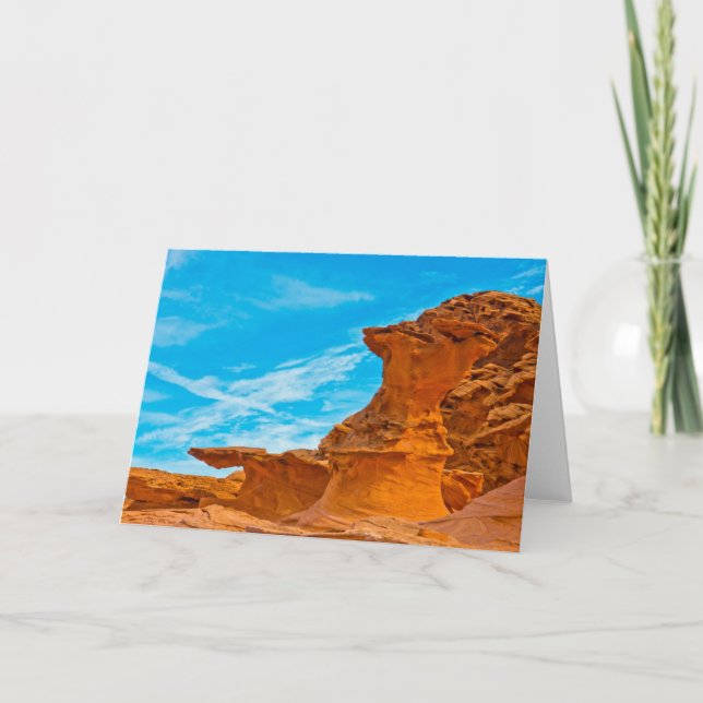 Little Finland Red Rock Sculptures Card (Front)