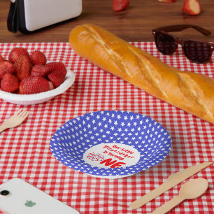 Little Firecracker 1st Birthday Paper Plate