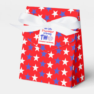 Little Firecracker 2nd Birthday Favour Box