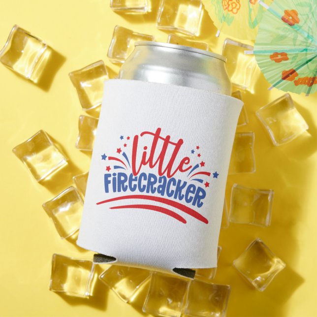 Little Firecracker 4th July  Can Cooler (In Situ Summer)