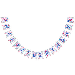 Little Firecracker 4th of July Birthday Party  Bunting