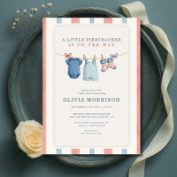 Little Firecracker American Stripes Baby Shower