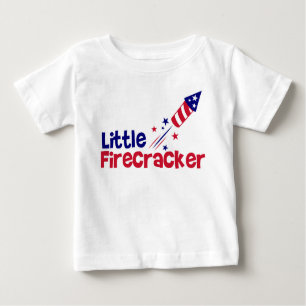 Little Firecracker: Sparking Independence Day Joy Baby T-Shirt