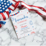 Little Firecracker | Summer Kids Birthday Party Invitation<br><div class="desc">Get ready to light up the sky with our "Little Firecracker" Summer Kids Birthday Party Invitation! Celebrate in style with this perfect blend of 1st birthday excitement and Independence Day spirit. Whether it's a summer birthday or a 4th of July bash, this invitation sets the stage for a festive occasion....</div>