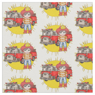 Little Firefighter Fabric