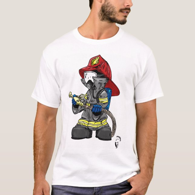 Little Firefighter T-Shirt (Front)