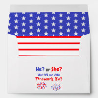Little Firework American Gender Reveal