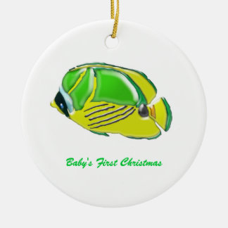 Little Fish, Baby's First Christmas Ceramic Tree Decoration