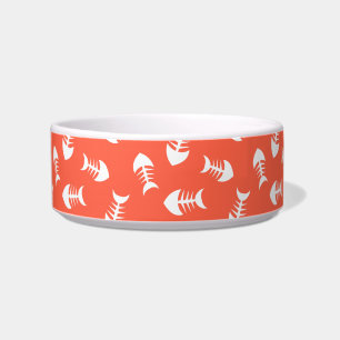 Little Fish Bones Tomato Kitty Bowl