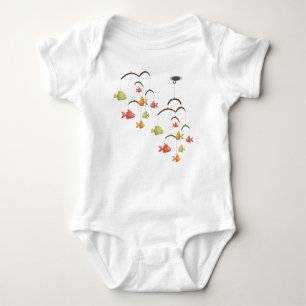 Little Fish Hanger Toy Kid T-Shirt Baby Bodysuit