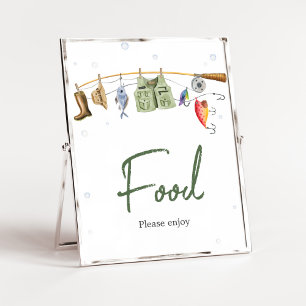 Little Fisherman Baby Shower Food Poster