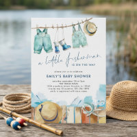 Little Fisherman Clothesline Baby Shower
